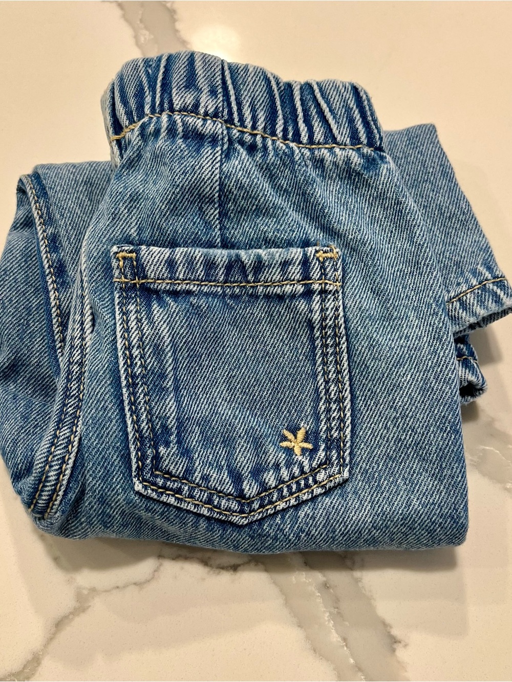 ZARA Kids Girls Blue Denim Jeans Set of 2 - Casual Straight Fit❤️❤️😎 - Picture 11 of 13
